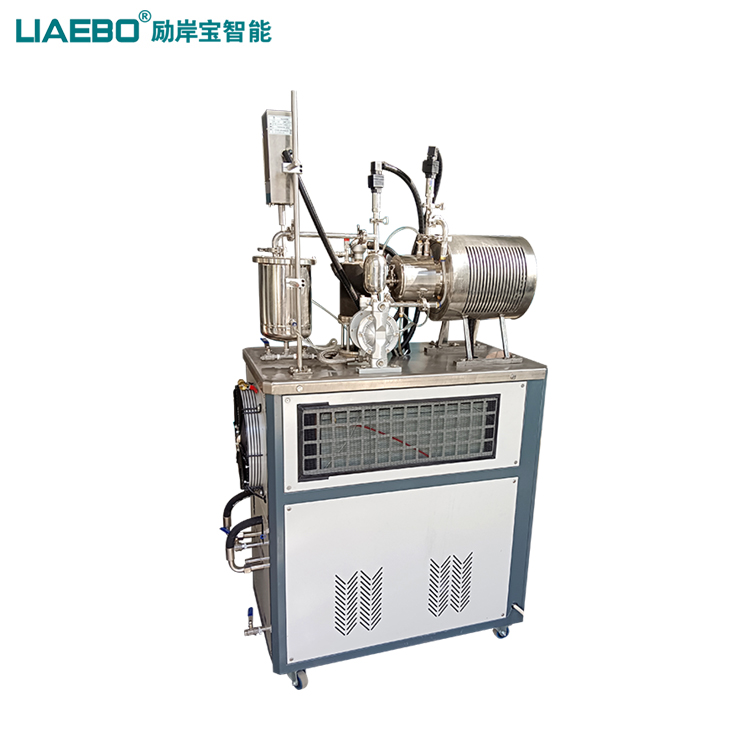 1L小型實驗室陶瓷納米砂磨機成套系統