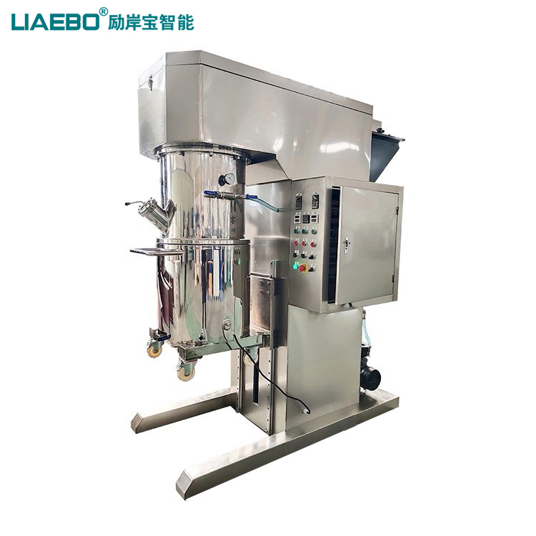 100L雙行星攪拌機及配套設備壓料機